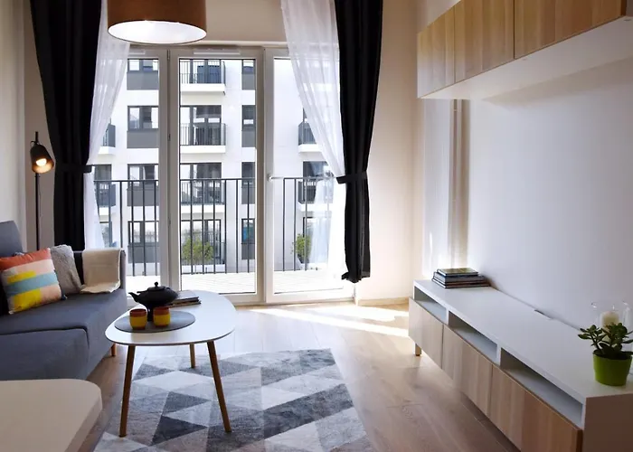 Апартаменты Luxury In City-4- Free Parking Лодзь